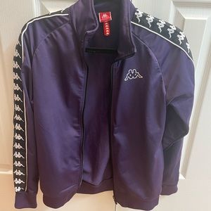 Purple kappa zip up size large
